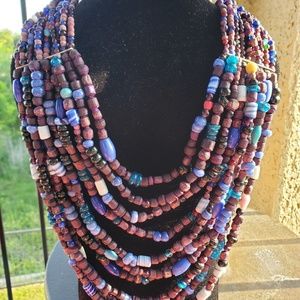 Hand made beaded neck piece